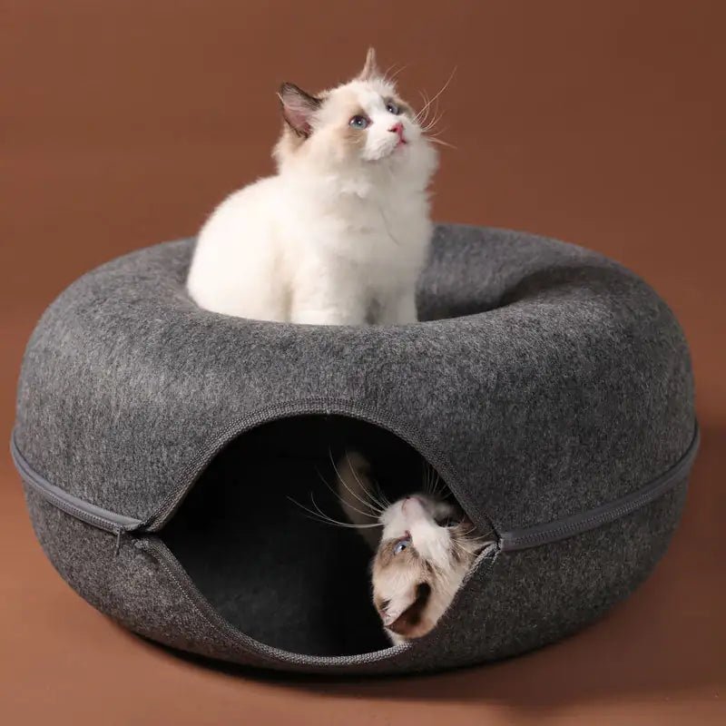 Cozy Comfort – Donut Cat Bed - Feline spout