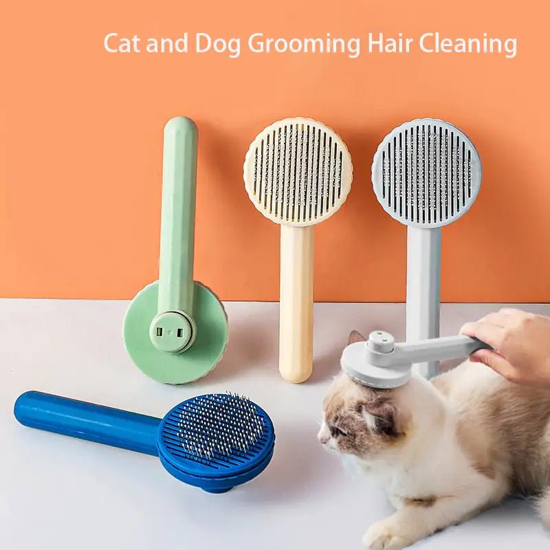 Effortless Grooming – Cat Brush Pet Comb - Feline spout