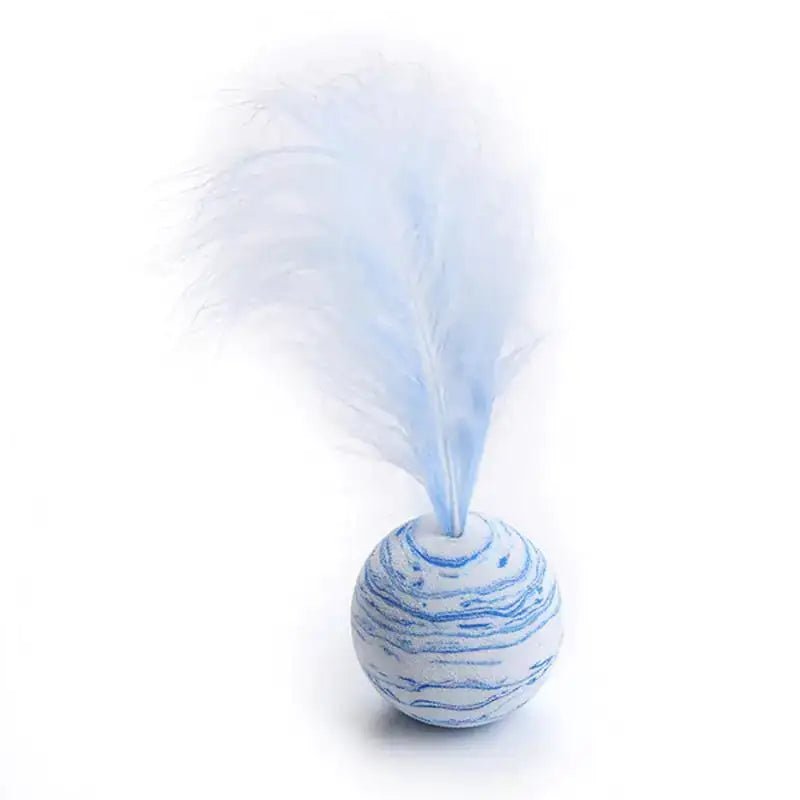 Exciting Fun for Your Feline Friend – Feather Ball Cat Toy - Feline spout