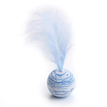 Exciting Fun for Your Feline Friend – Feather Ball Cat Toy - Feline spout