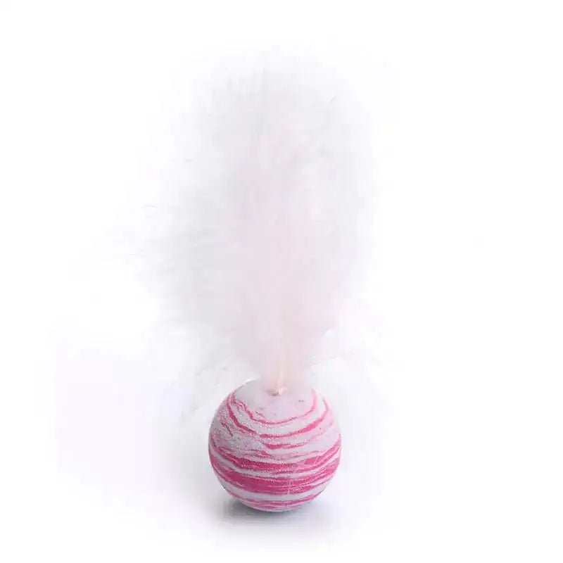 Exciting Fun for Your Feline Friend – Feather Ball Cat Toy - Feline spout